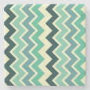 Recherche de zigzag gris dessous de verres Vert