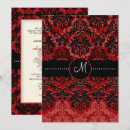 Search for red velvet invitations Black