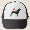 Search for coonhound hats Black and tan coonhound