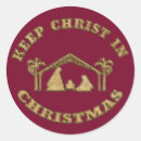 Search for keep christ in christmas stickers Religious