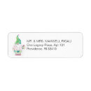 Search for self adhesive return address labels Watercolor
