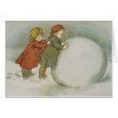 Recherche de boule à neige cartes postales Garçon