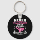 Search for taekwondo keychains Black belt