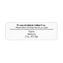 Search for cat rescue return address labels Pets