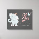 Search for pink and gray elephant nursery art Elephants