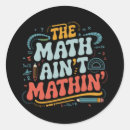 Search for math lover stickers School