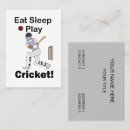 Search for cricket business cards Sports