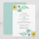 Search for yellow flower wedding invitations Floral