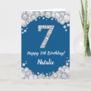 Recherche de 7ème anniversaire cartes 7 ans