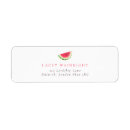 Search for watermelon return address labels Minimalist