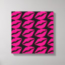 Search for lipstick canvas prints Kiss