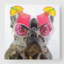 Recherche de chien mignon horloges Bouledogue français