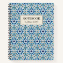 Recherche de motif marocain carnets Bleu
