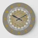 Recherche de la géométrie sacrée horloges Fleur de vie