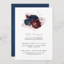 Search for maroon invitations Vintage