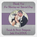 Search for purple and silver wedding stickers Eggplant
