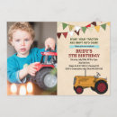 Search for vintage tractor invitations Rustic