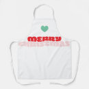 Search for bright aprons Merry and bright