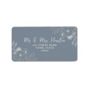 Search for periwinkle return address labels Boho