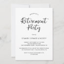 Search for calligraphy farewell party invitations Simple