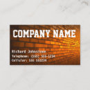 Search for bricklayer business cards Maintenance