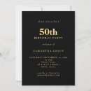 Search for female 50th birthday invitations Modern