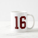 Search for jersey number mugs White