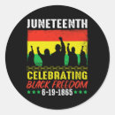 Search for 1895 stickers Juneteenth black history