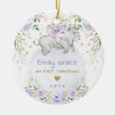 Search for lavender ornaments Baby 1st christmas