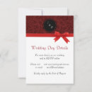 Recherche de rouges de damassé invitations Élégant