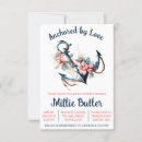 Search for boat bridal shower invitations Anchor