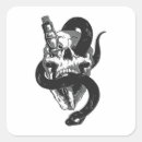 Search for retro monsters stickers Skeleton