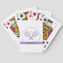 Recherche de raquette jeux de cartes Équipe de tennis