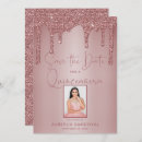 Recherche de rose gold save the dates Quinceanera