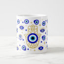 Search for evil eyes mugs Hamsa