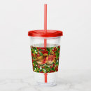 Search for vintage christmas tumblers Red