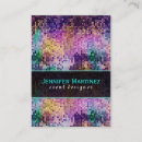 Search for disco business cards Colourful