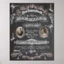 Recherche de certificat mariage posters Vintage