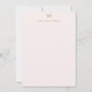 Search for pale pink note cards Gold