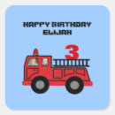 Search for red fire truck stickers Birthday