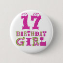 Search for happy birthday girl buttons Age