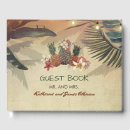 Search for beach wedding guest books Tropical