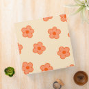 Search for orange binders Floral pattern