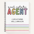 Search for real estate agent notebooks Realtor