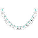 Search for teal bunting flags Boy baby shower