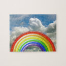 Recherche de ciel nuageux puzzles Arc en ciel
