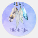 Search for feathers thank you stickers Boho