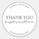 Search for modern thank you stickers Small business