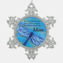 Search for mom in heaven ornaments For her