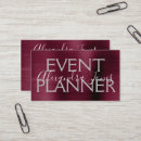Recherche de burgundy business cards Élégant